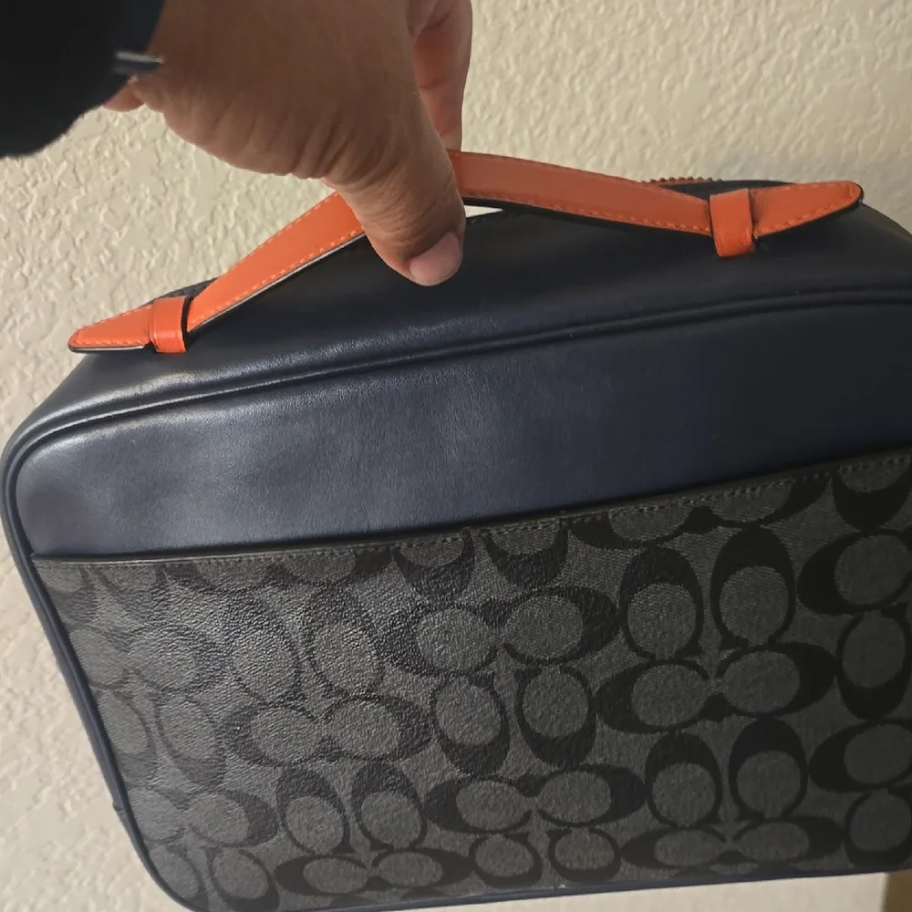Stylish Black and Navy Men's Bag